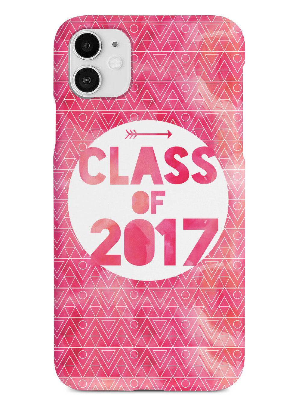 Class of 2017 - Pink Watercolor Case
