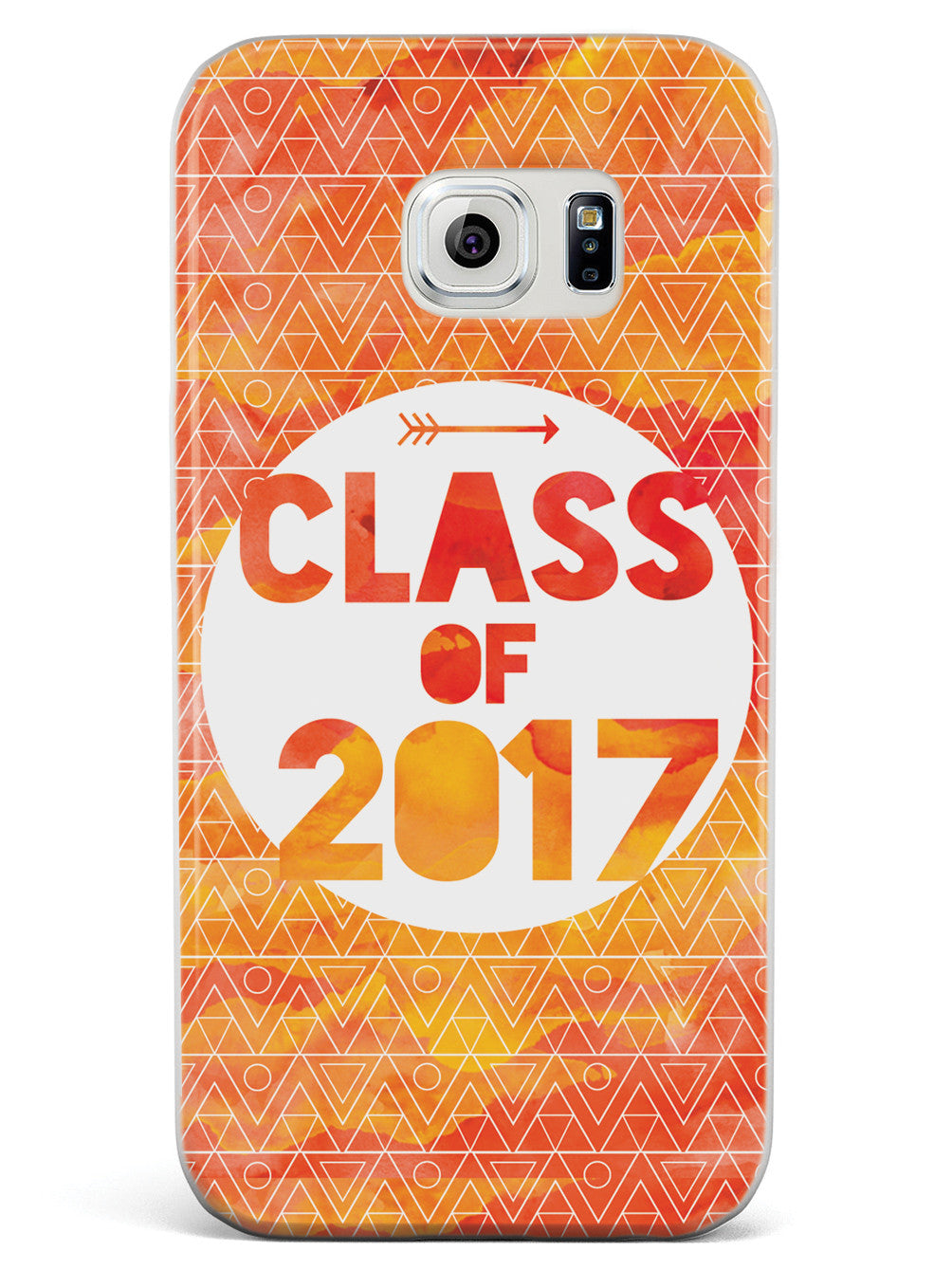 Class of 2017 - Orange Watercolor Case