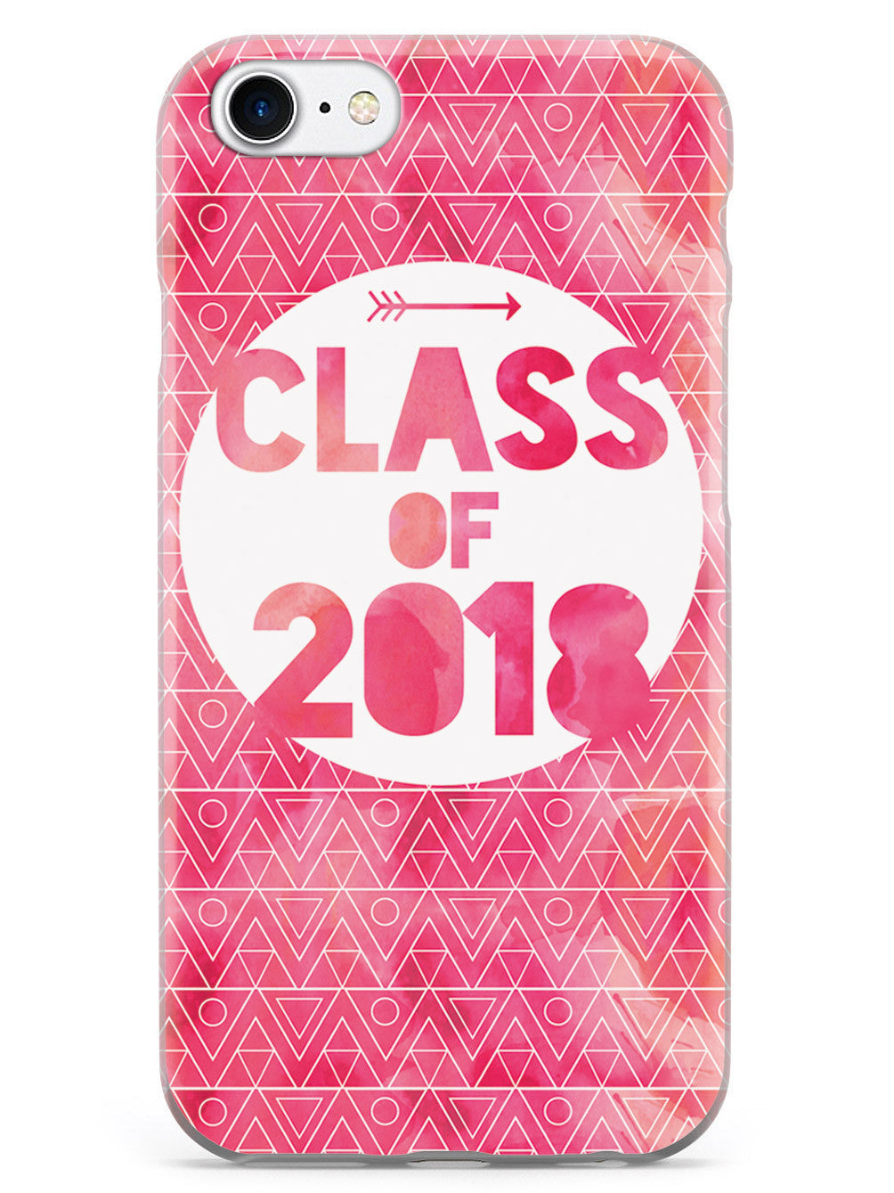 Class of 2018 - Pink Watercolor Case