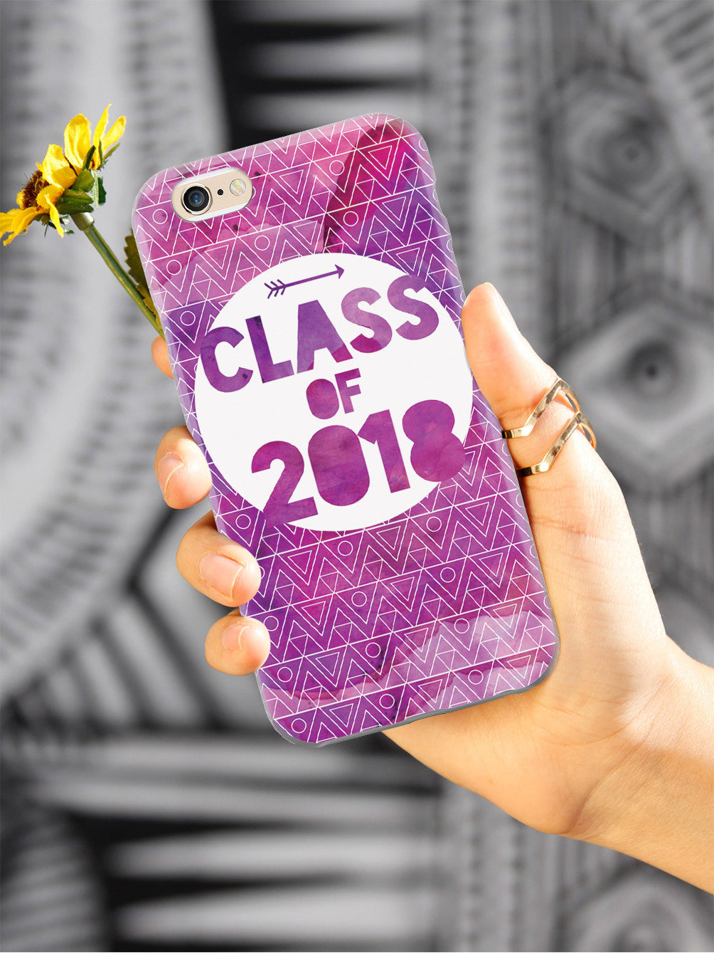 Class of 2018 - Purple Watercolor Case