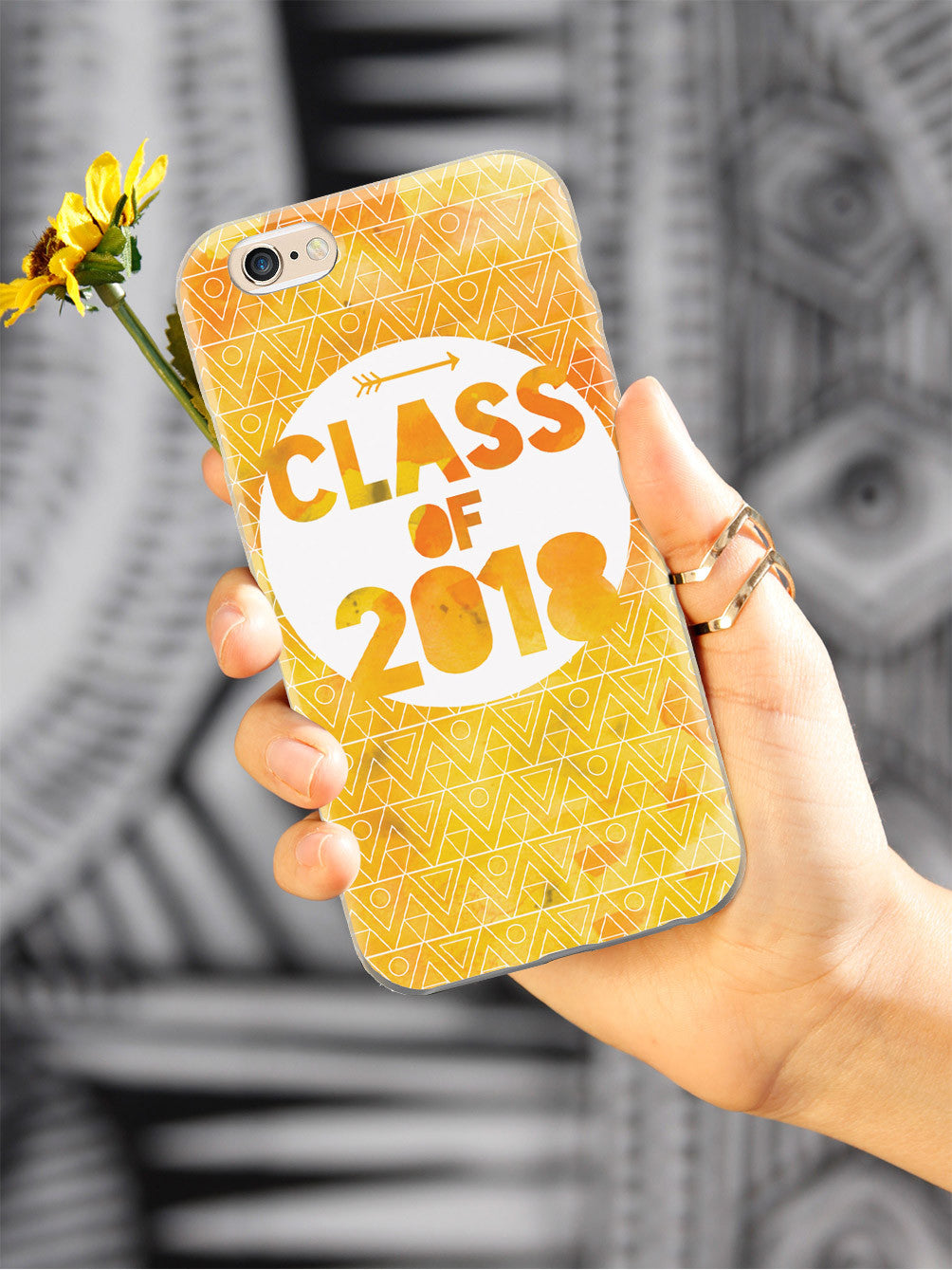 Class of 2018 - Yellow Watercolor Case
