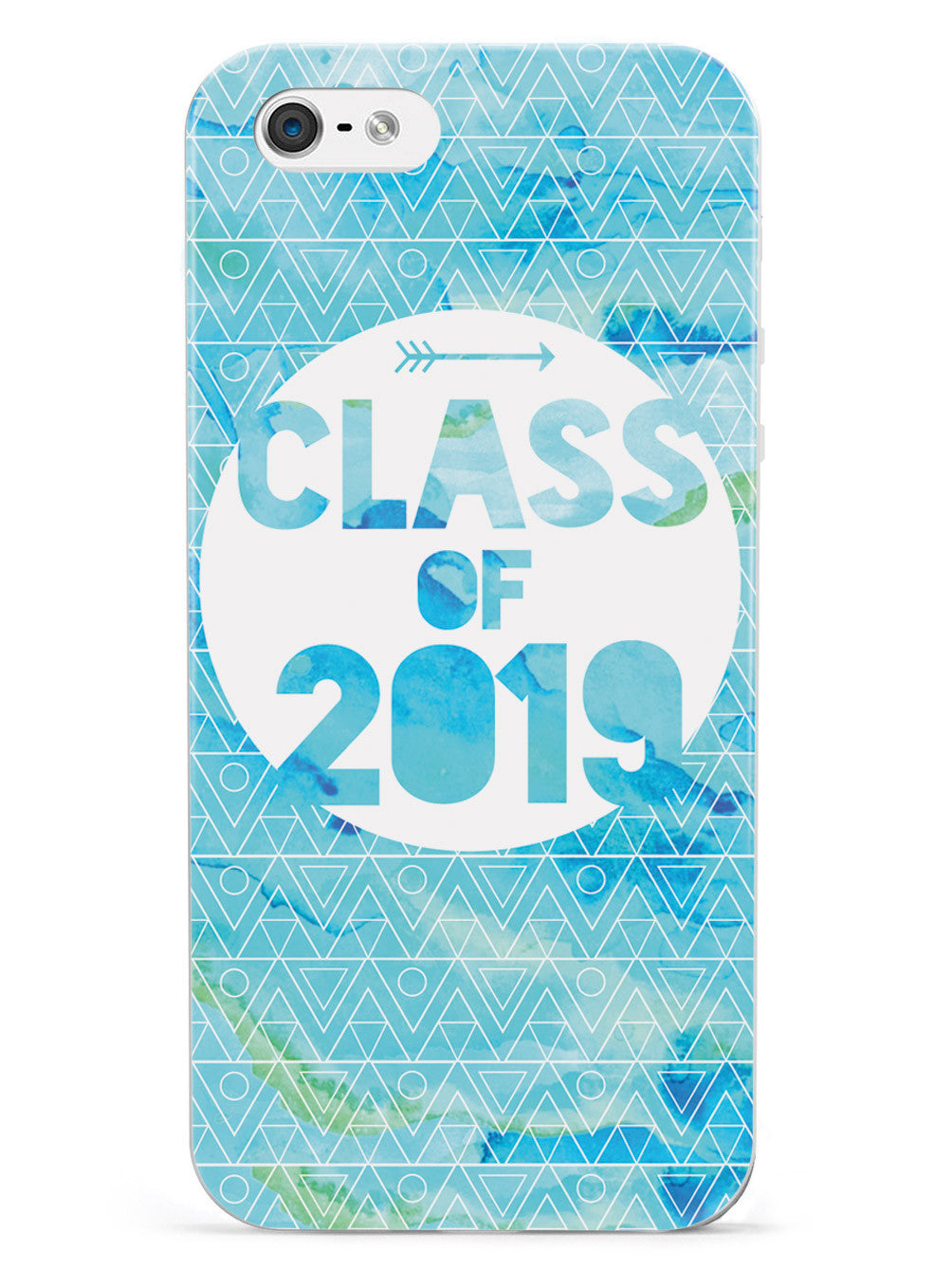 Class of 2019 - Blue Watercolor Case