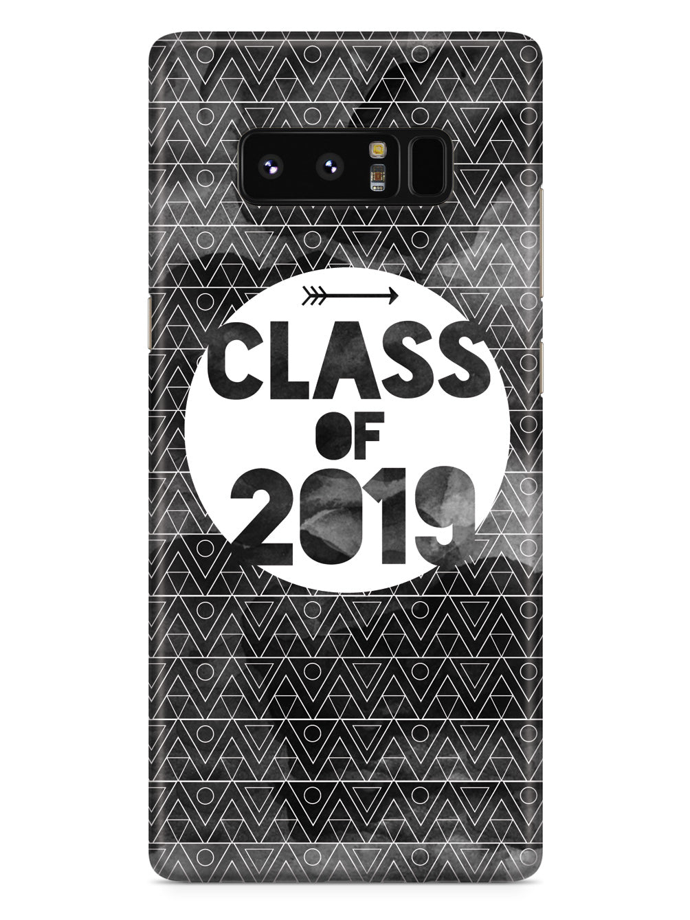 Class of 2019 - Black Watercolor Case
