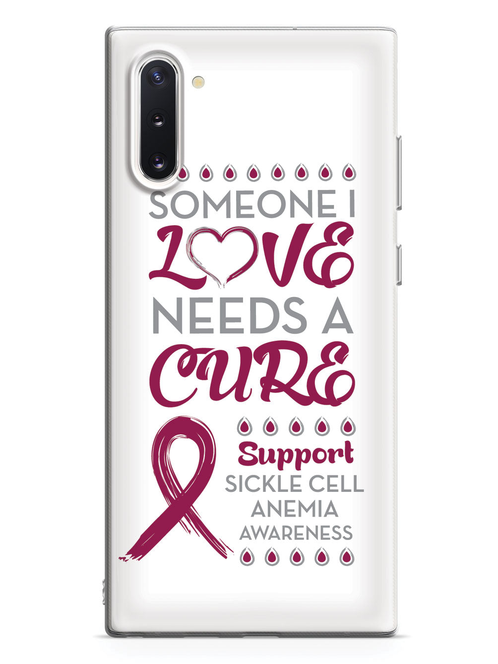 Sickle Cell - Someone I Love - Burgundy Case