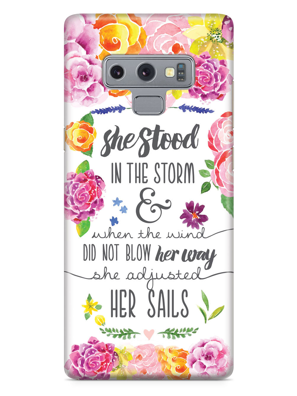 She Stood In The Storm - Elizabeth Edwards Quote Case