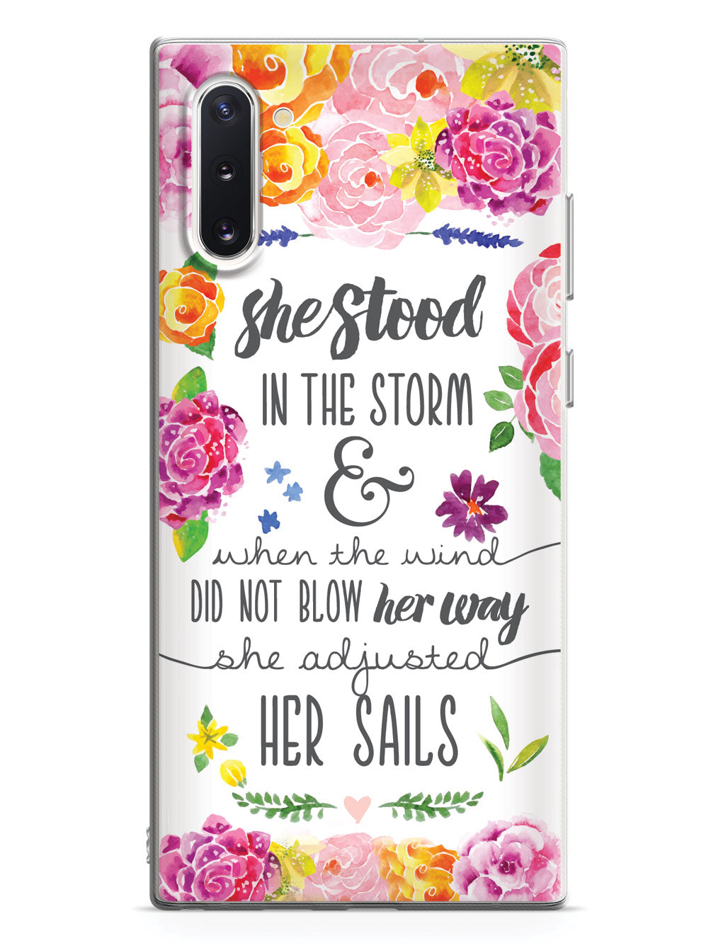 She Stood In The Storm - Elizabeth Edwards Quote Case