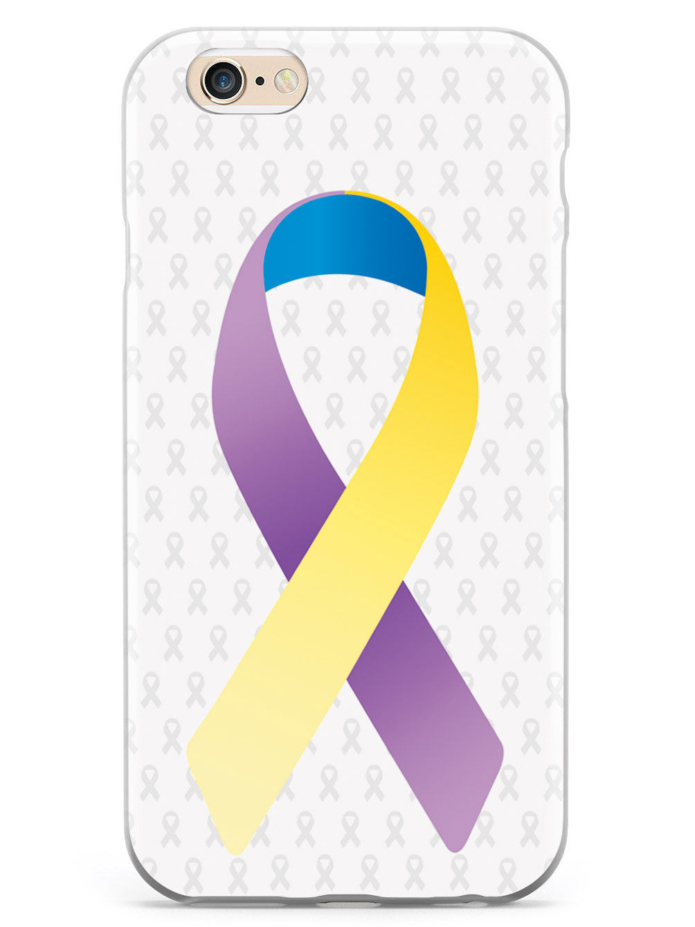 Bladder Cancer Awareness Ribbon - White Case