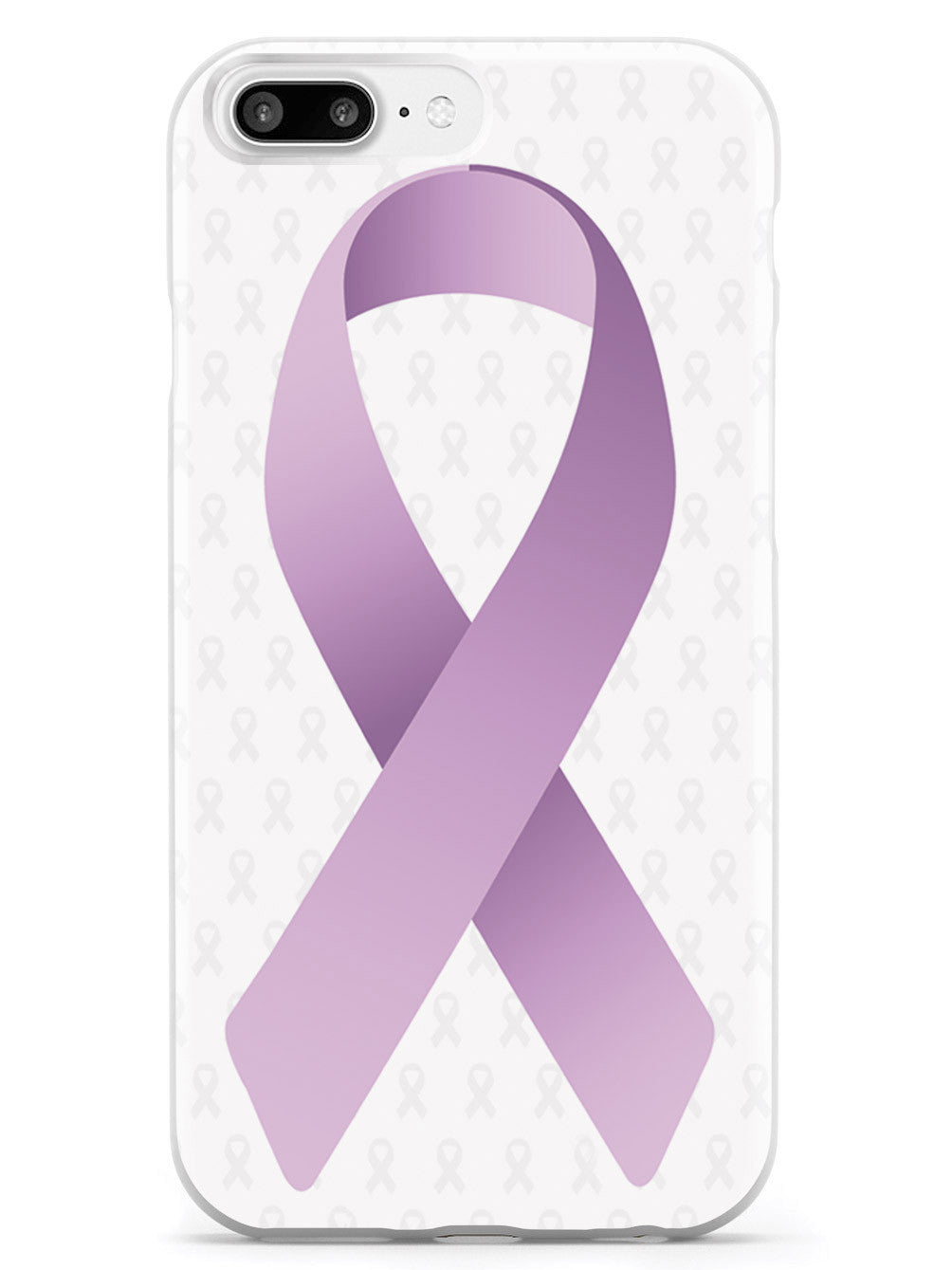 Lavender Awareness Ribbon - White Case
