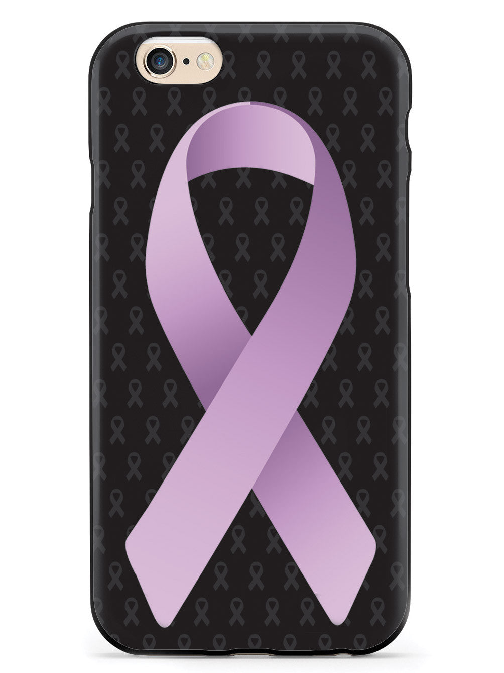 Lavender Awareness Ribbon - Black Case