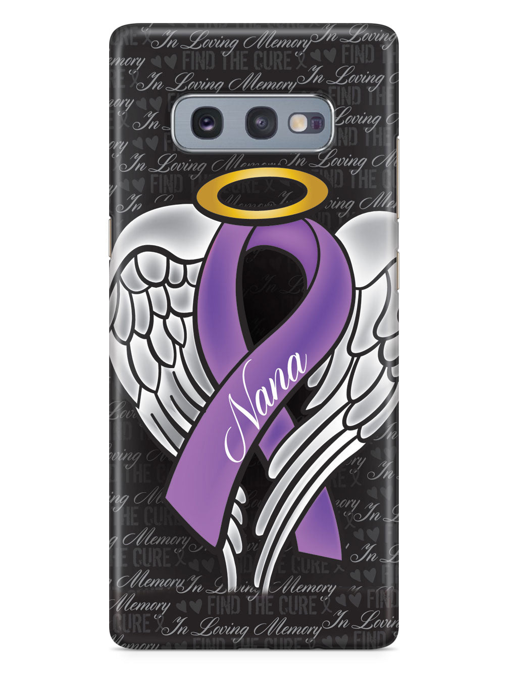 In Loving Memory of My Nana - Purple Ribbon Case