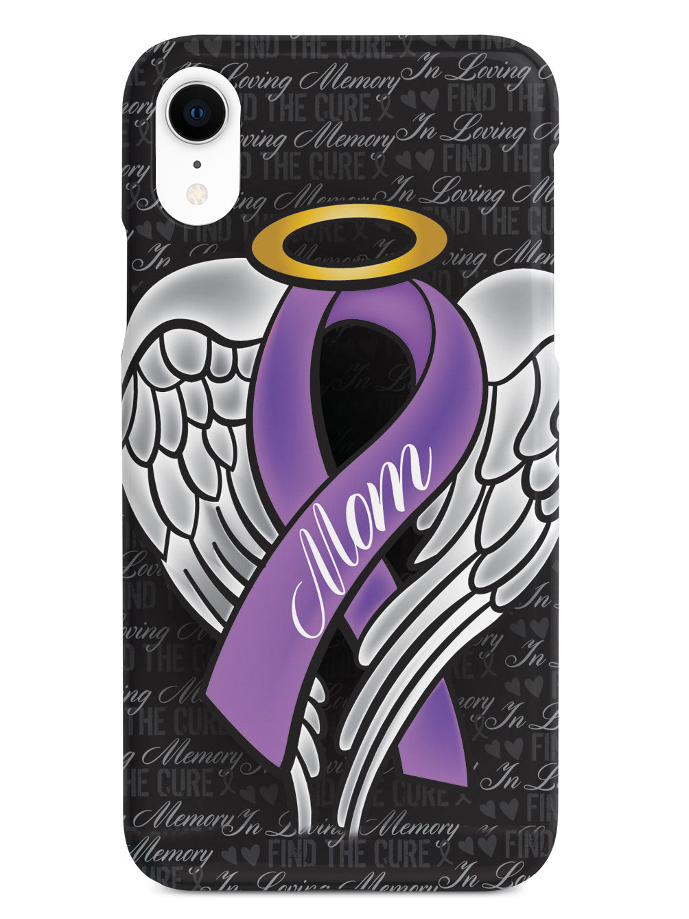 In Loving Memory of My Mom - Purple Ribbon Case
