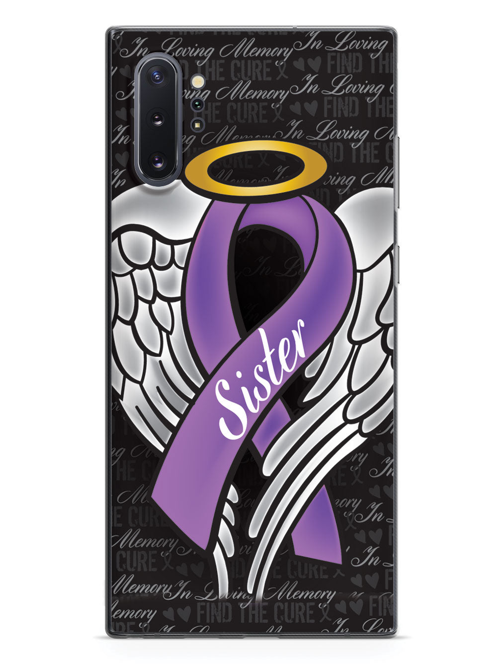 In Loving Memory of My Sister - Purple Ribbon Case