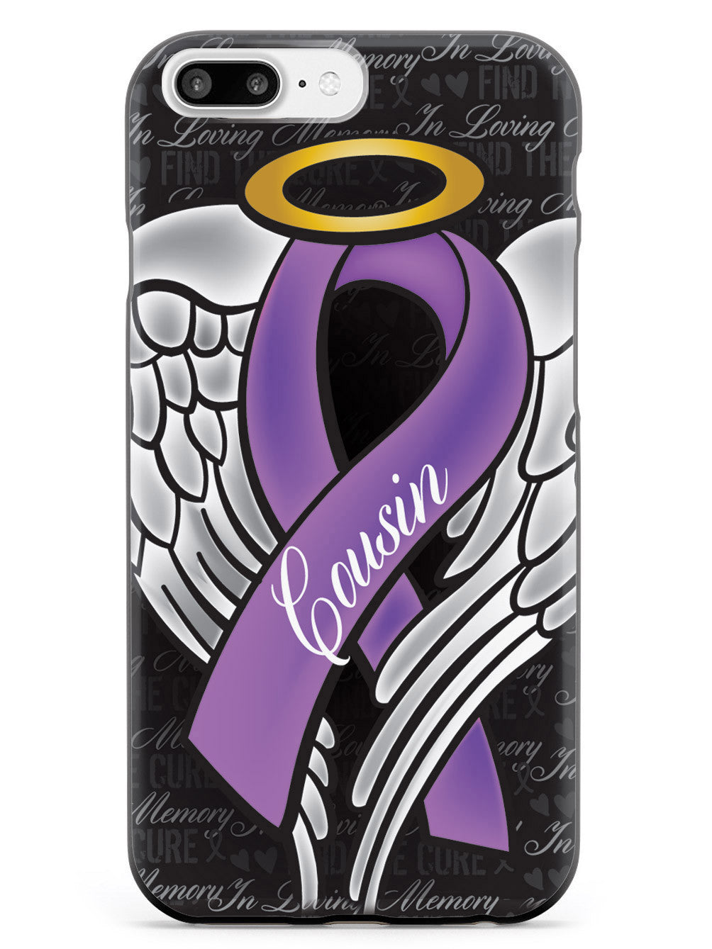 In Loving Memory of My Cousin - Purple Ribbon Case