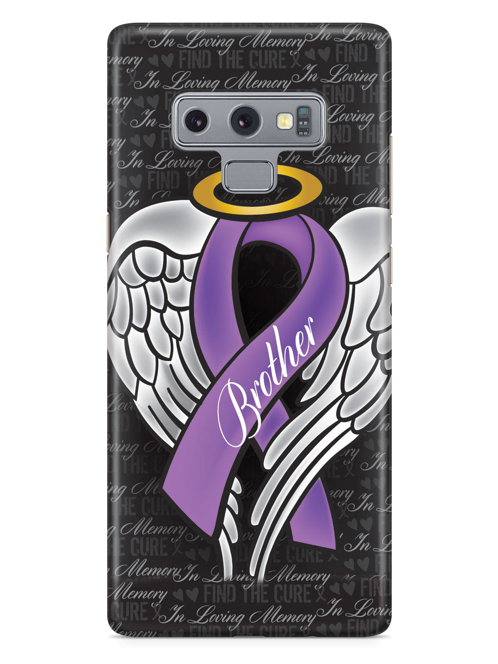 In Loving Memory of My Brother - Purple Ribbon Case
