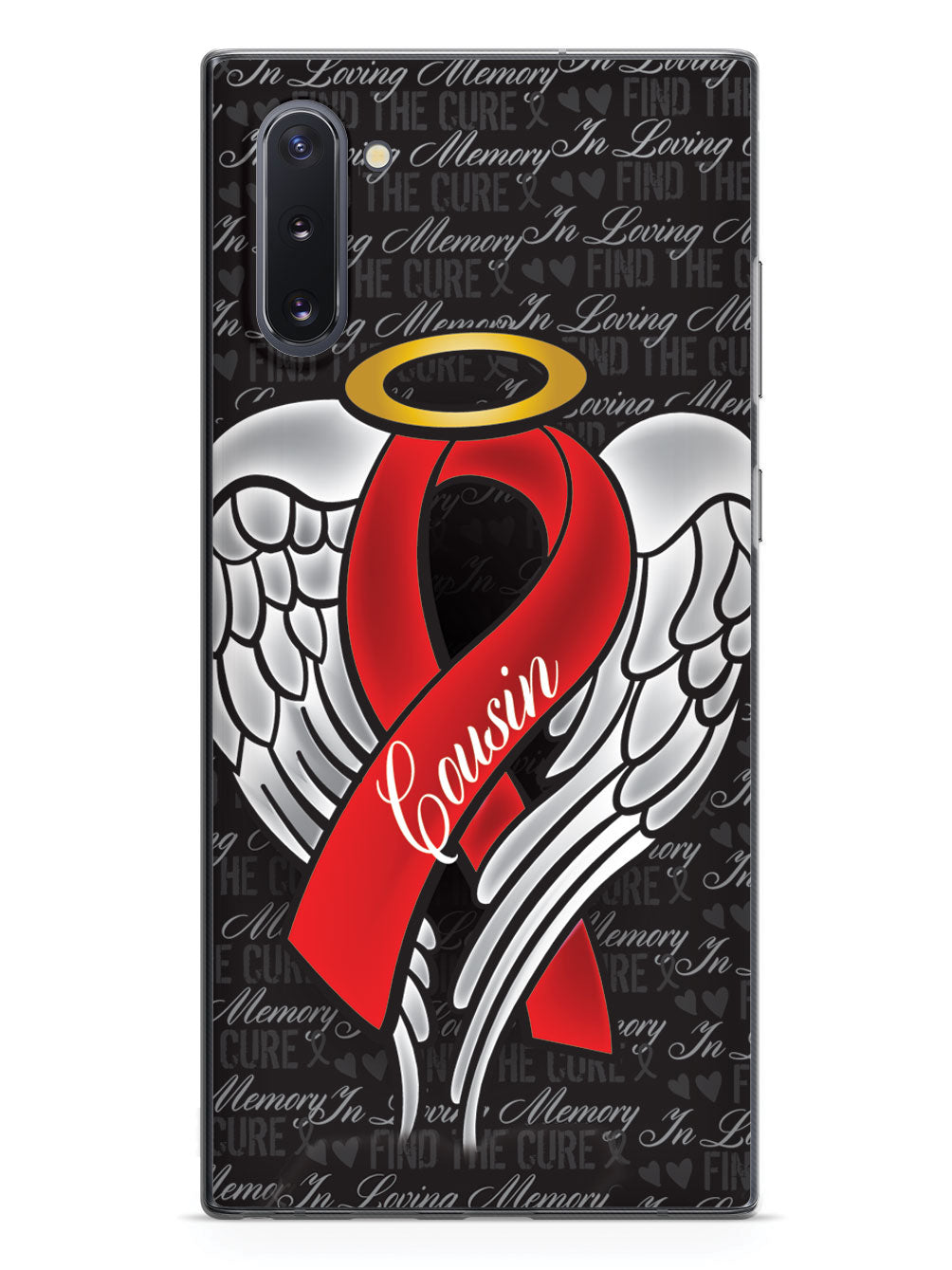 In Loving Memory of My Cousin - Red Ribbon Case