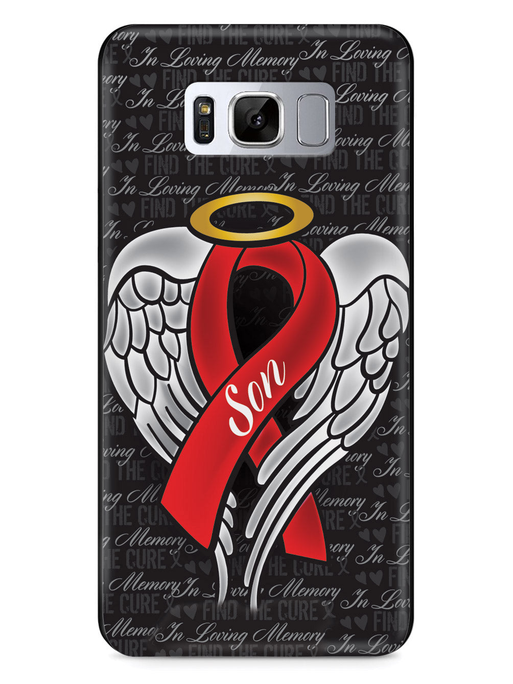 In Loving Memory of My Son - Red Ribbon Case
