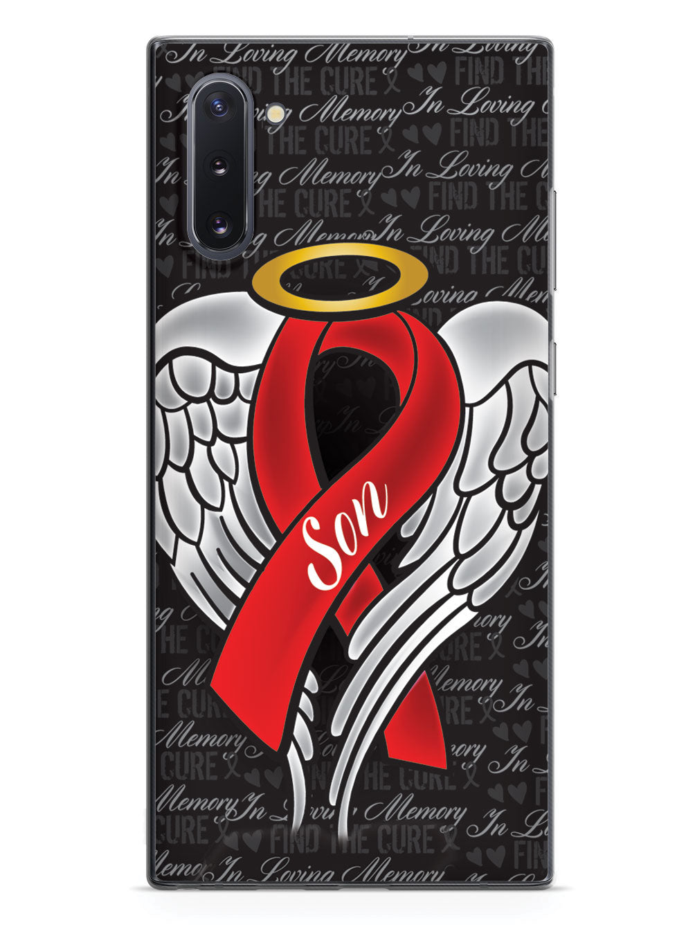 In Loving Memory of My Son - Red Ribbon Case
