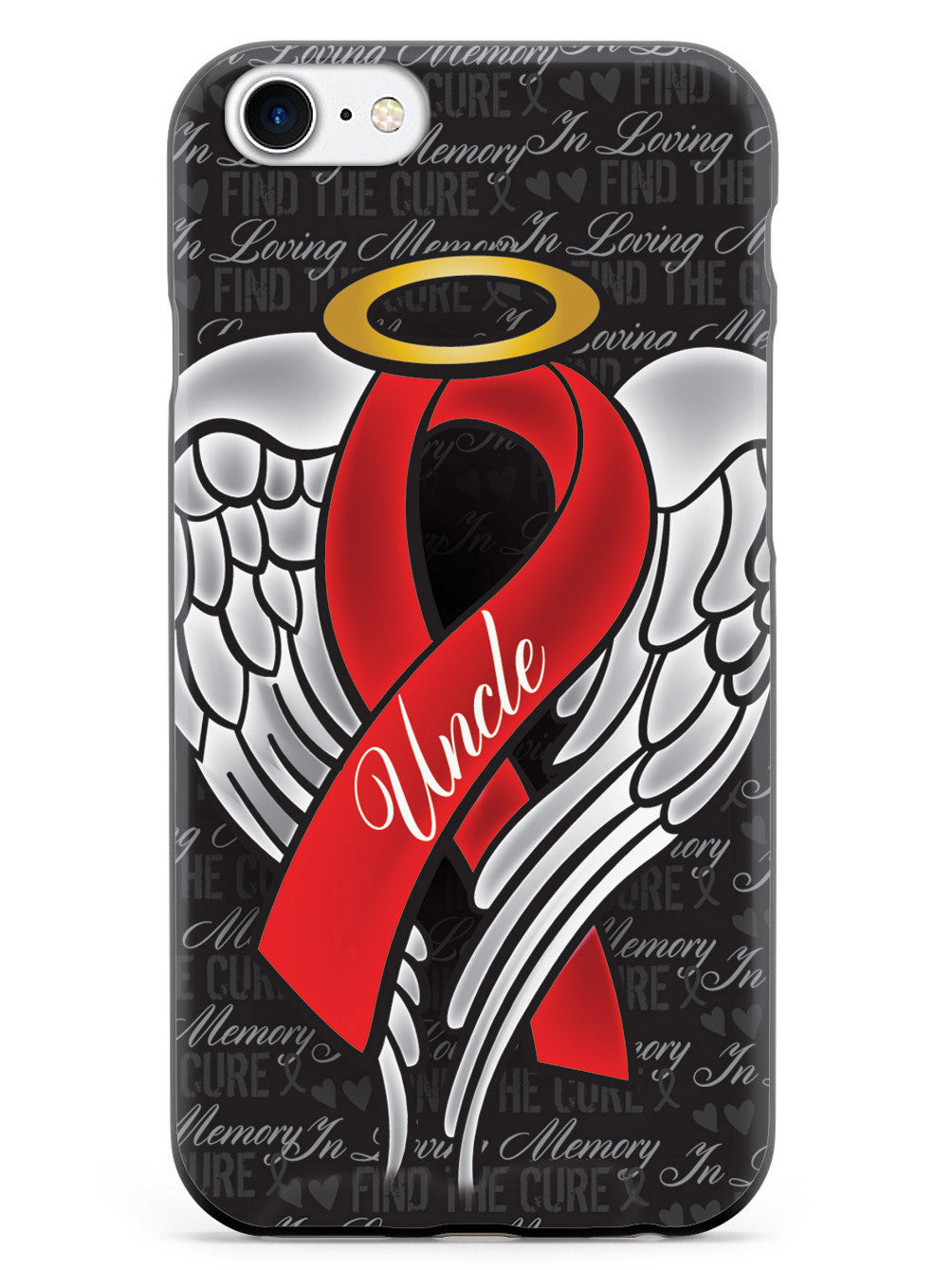 In Loving Memory of My Uncle - Red Ribbon Case