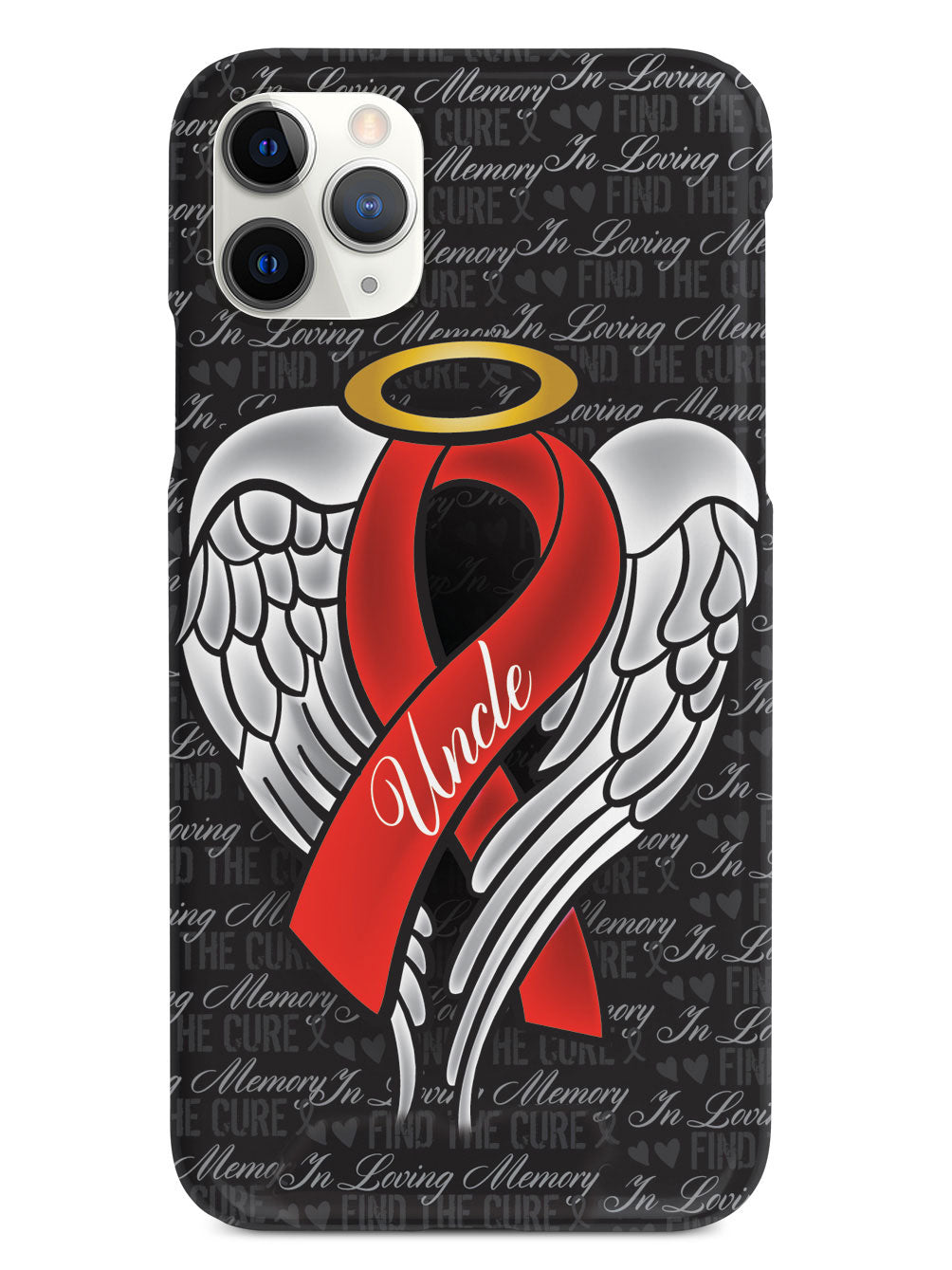 In Loving Memory of My Uncle - Red Ribbon Case