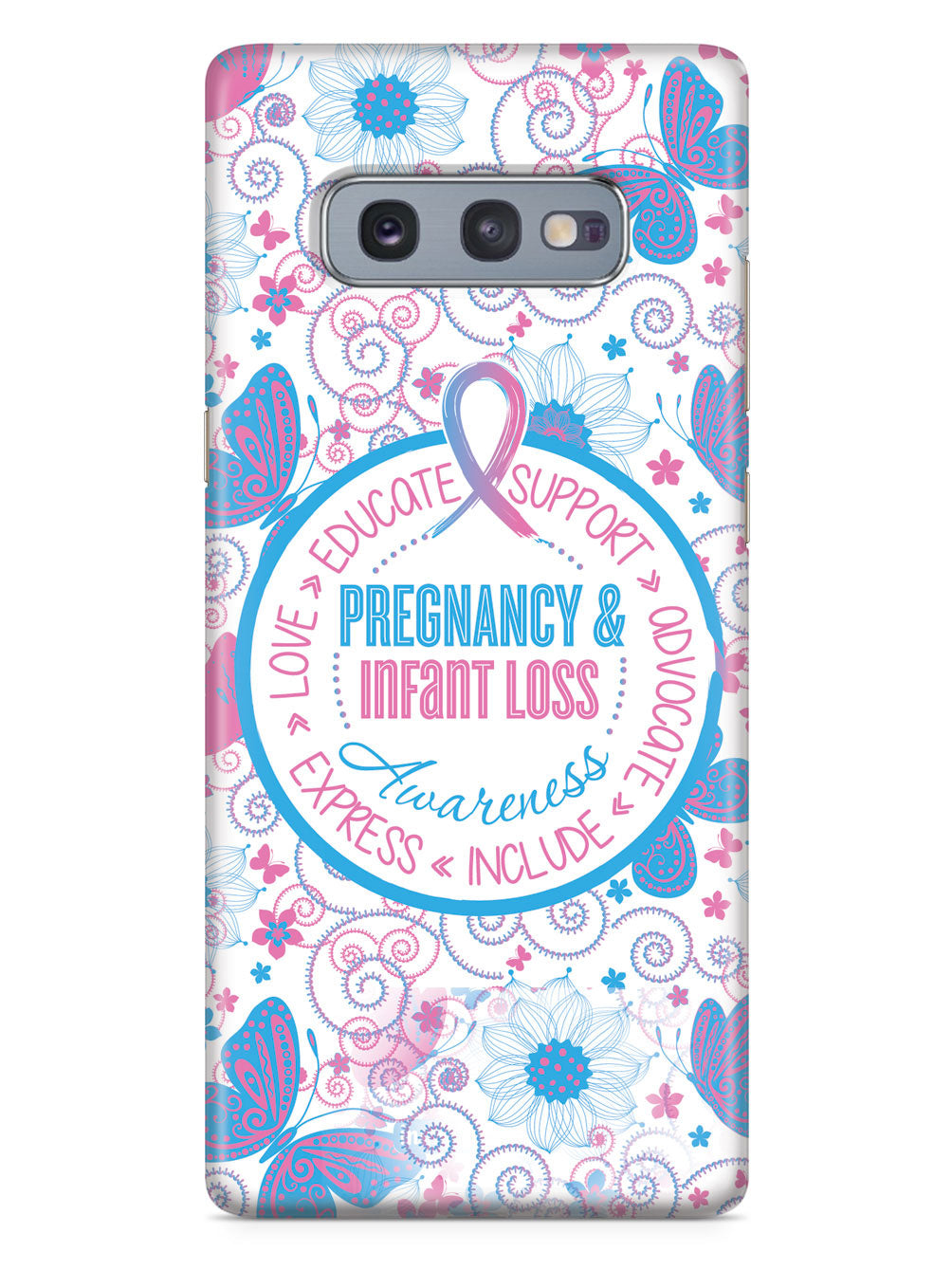 Pregnancy and Infant Loss - Butterfly Pattern Case