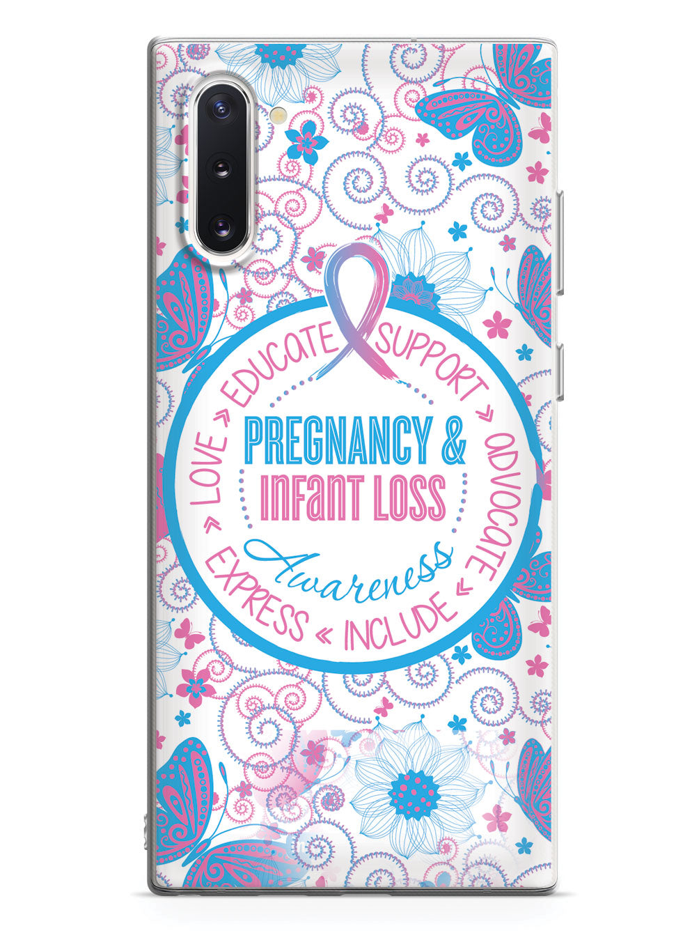 Pregnancy and Infant Loss - Butterfly Pattern Case