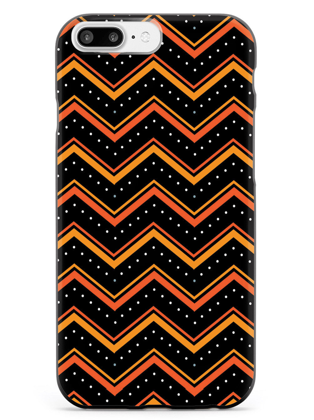Orange and Black Chevron Pattern Case