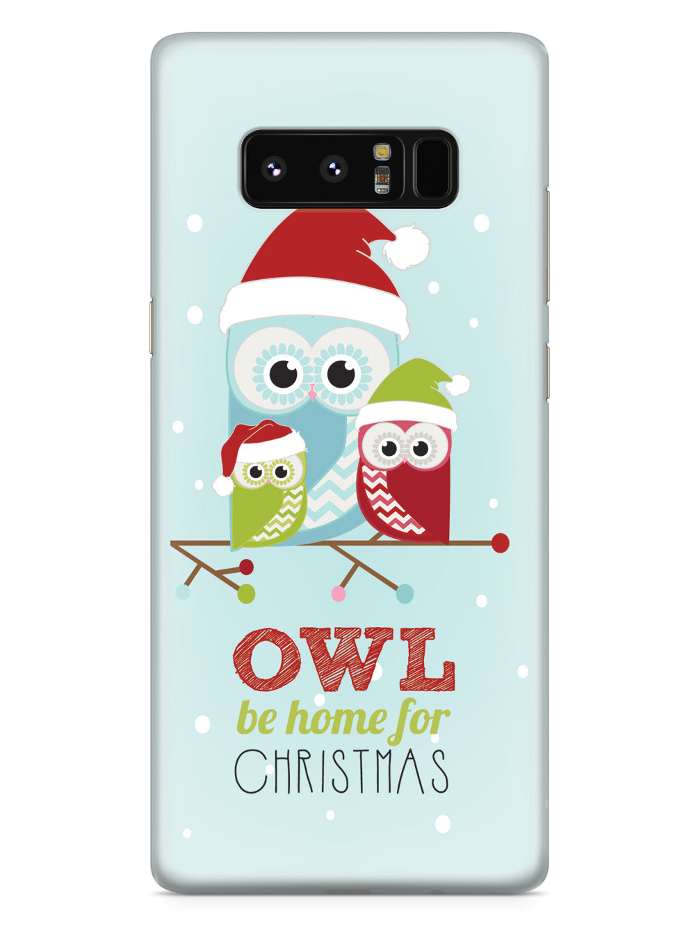 Owl Be Home For Christmas Case
