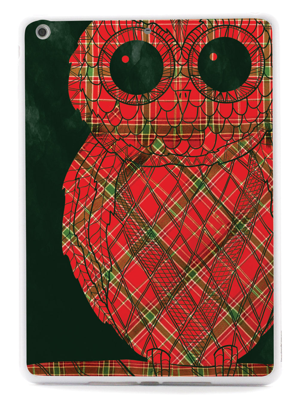 Christmas Plaid Owl Case