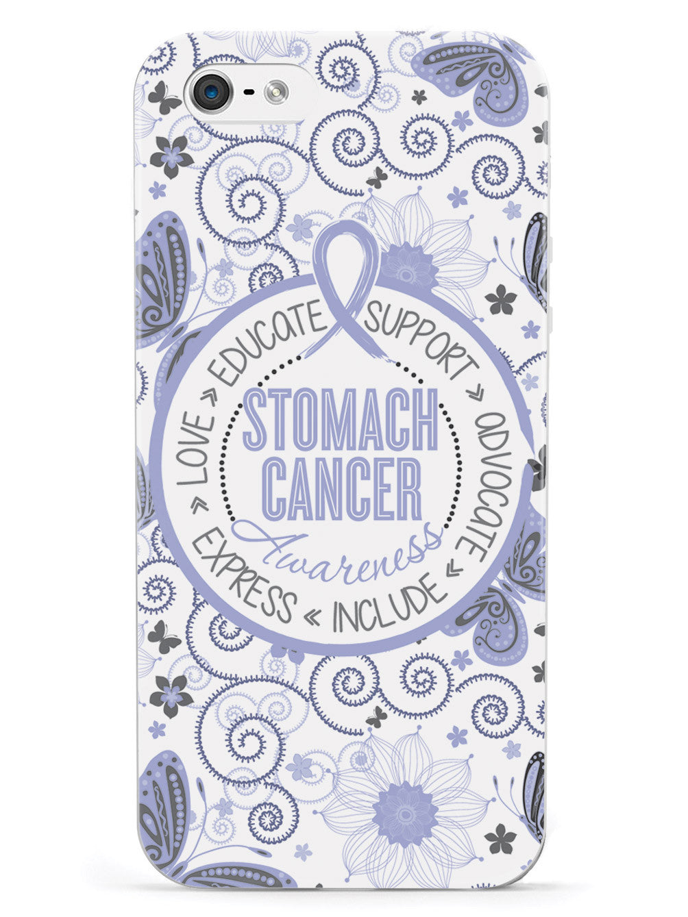 Stomach Cancer - Butterfly Pattern Case
