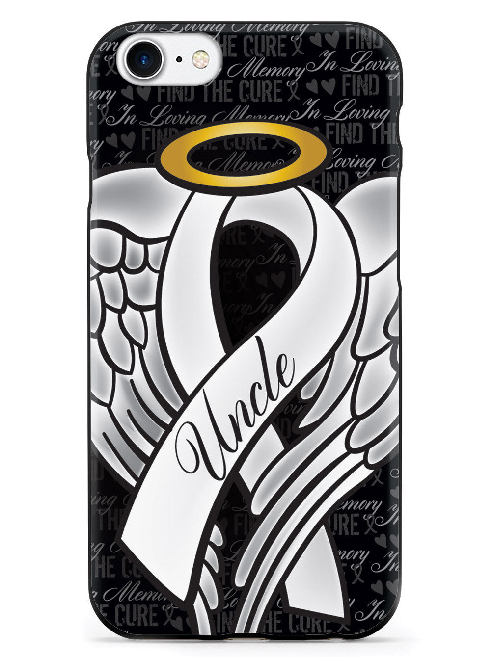 In Loving Memory of My Uncle - White Ribbon Case