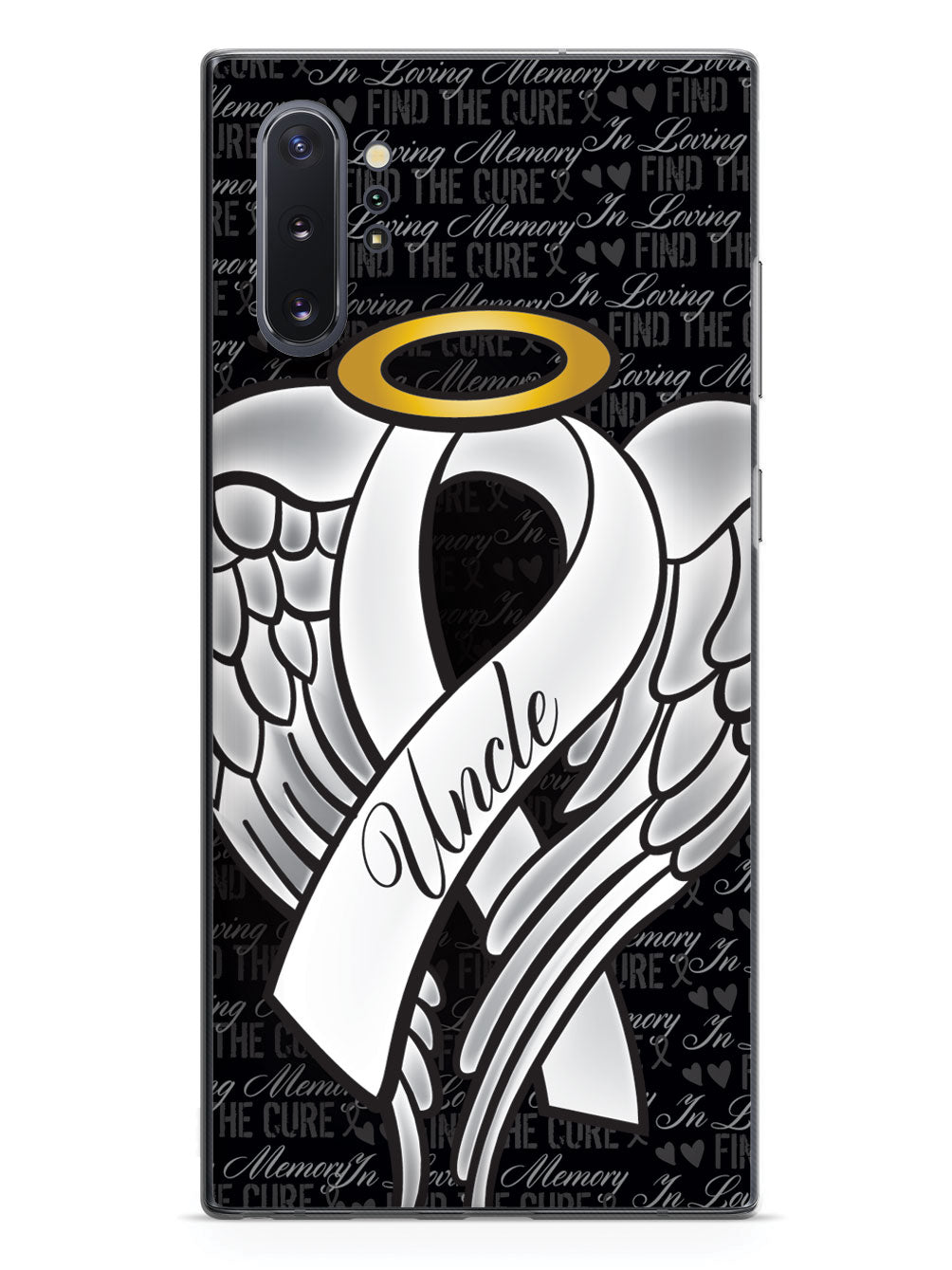 In Loving Memory of My Uncle - White Ribbon Case