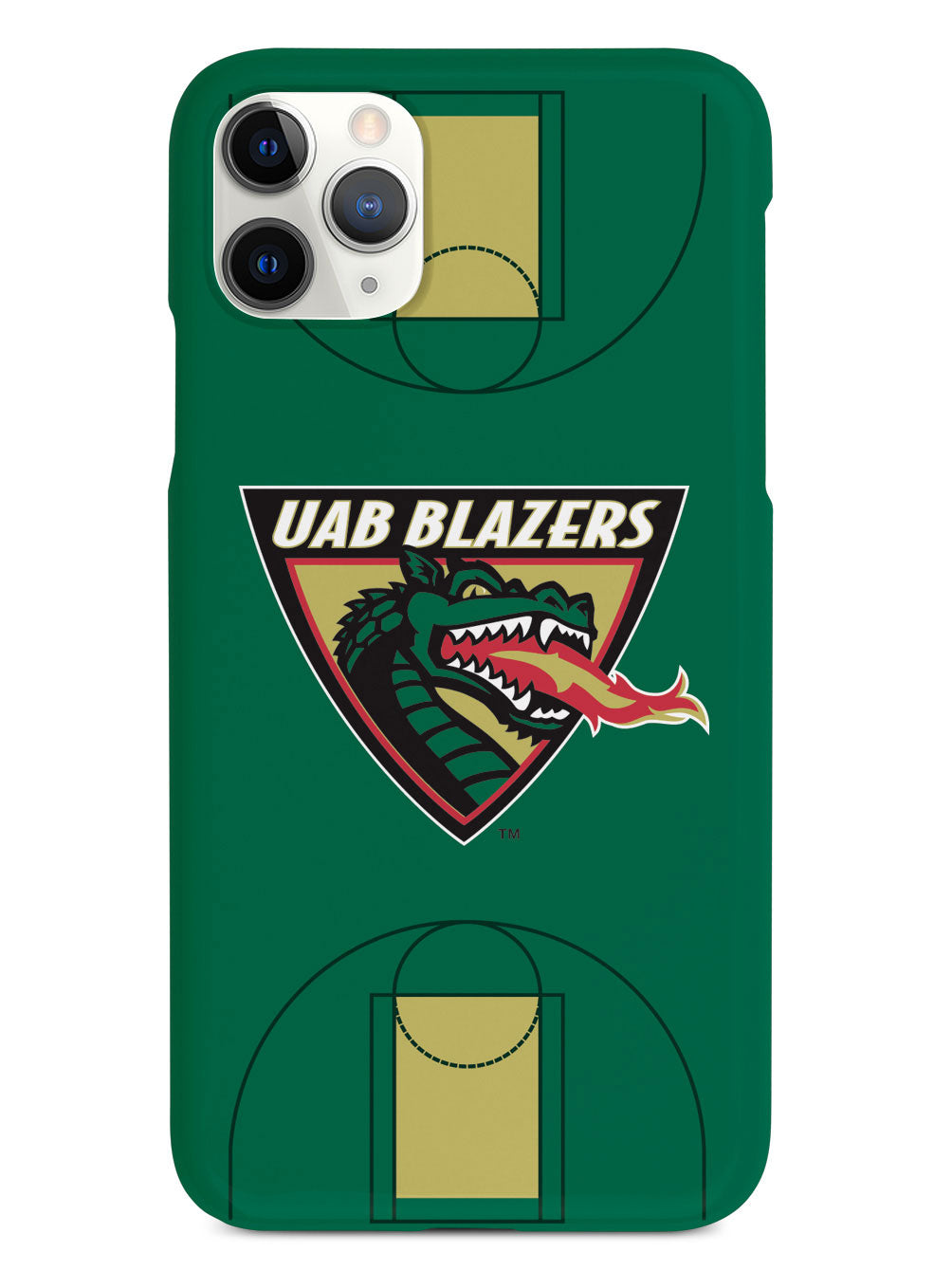 UAB Blazers - Basketball Court Case - iPhone 13 UAB Blazers - Basketball Court Case - iPhone 13