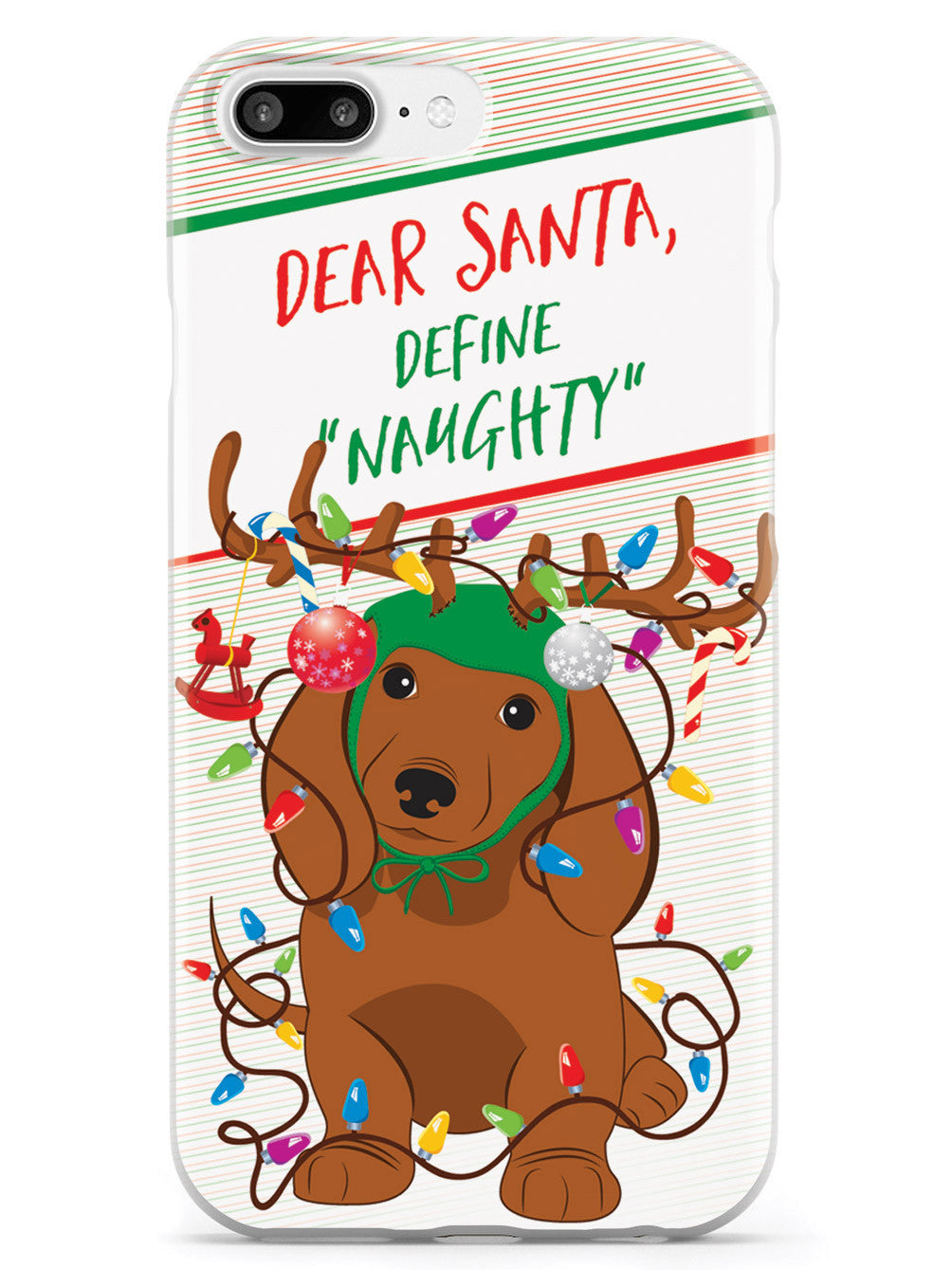 Dear Santa, Define Naughty - Christmas Dachshund Case