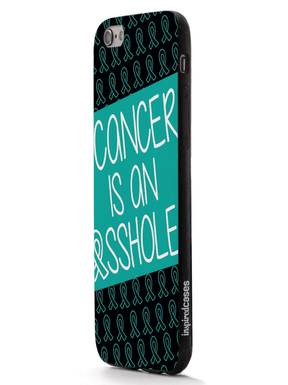 Cancer Is An Asshole - Teal Case