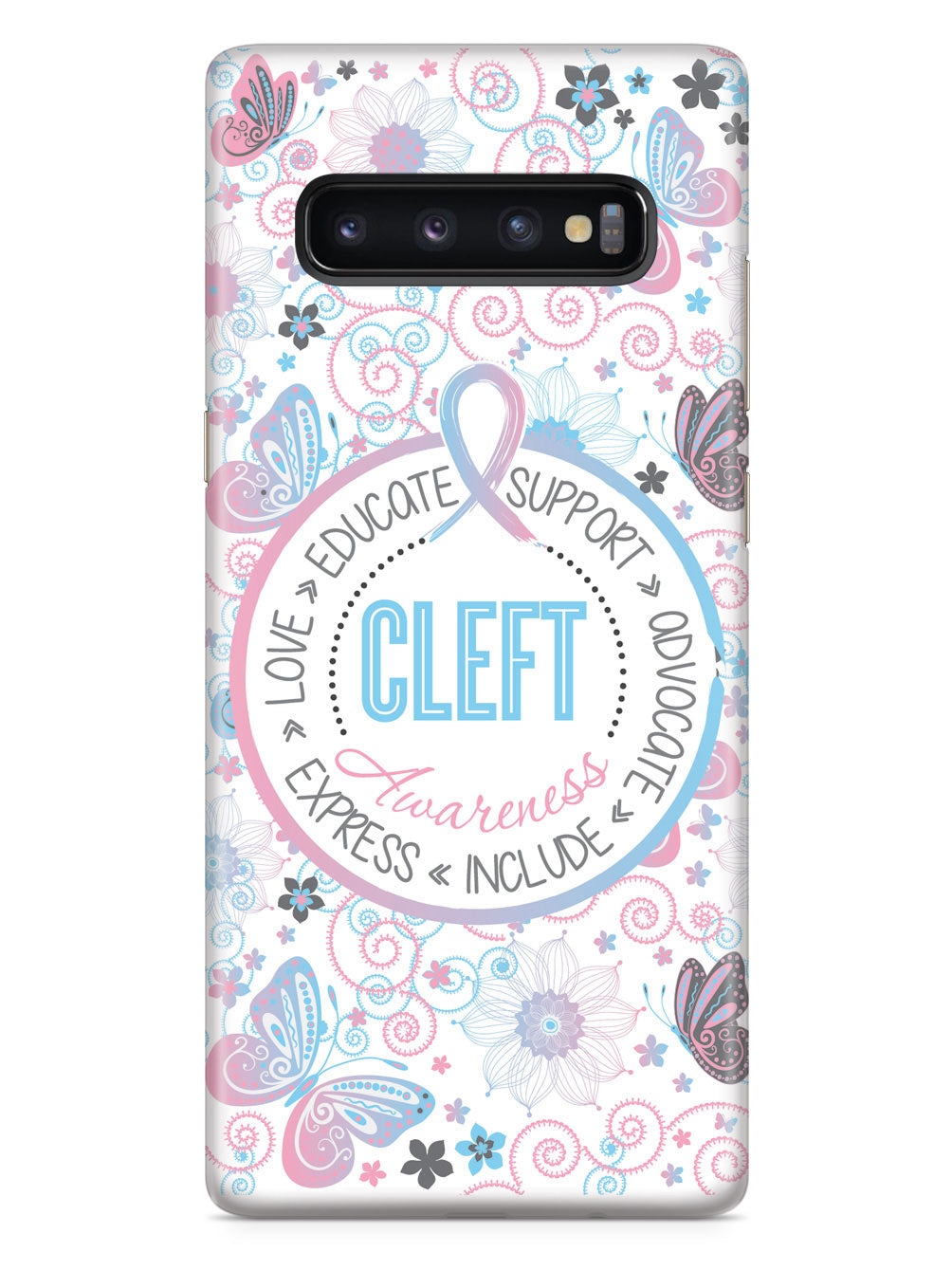 Cleft Awareness - Butterfly Pattern Case