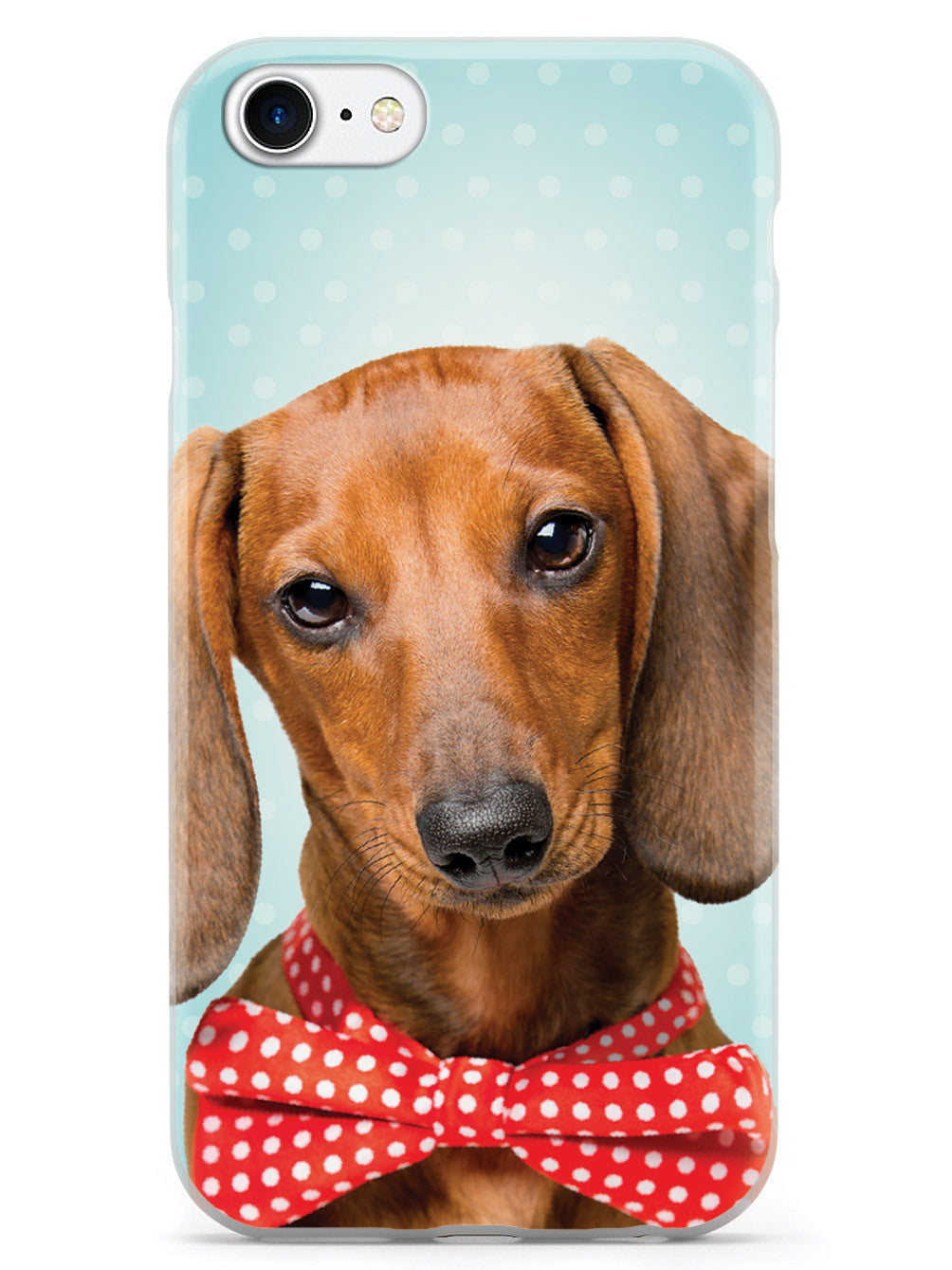 Dachshund and Polka Dots - Real Life Case - iPhone 14 Plus Dachshund and Polka Dots - Real Life Case - iPhone 14 Plus