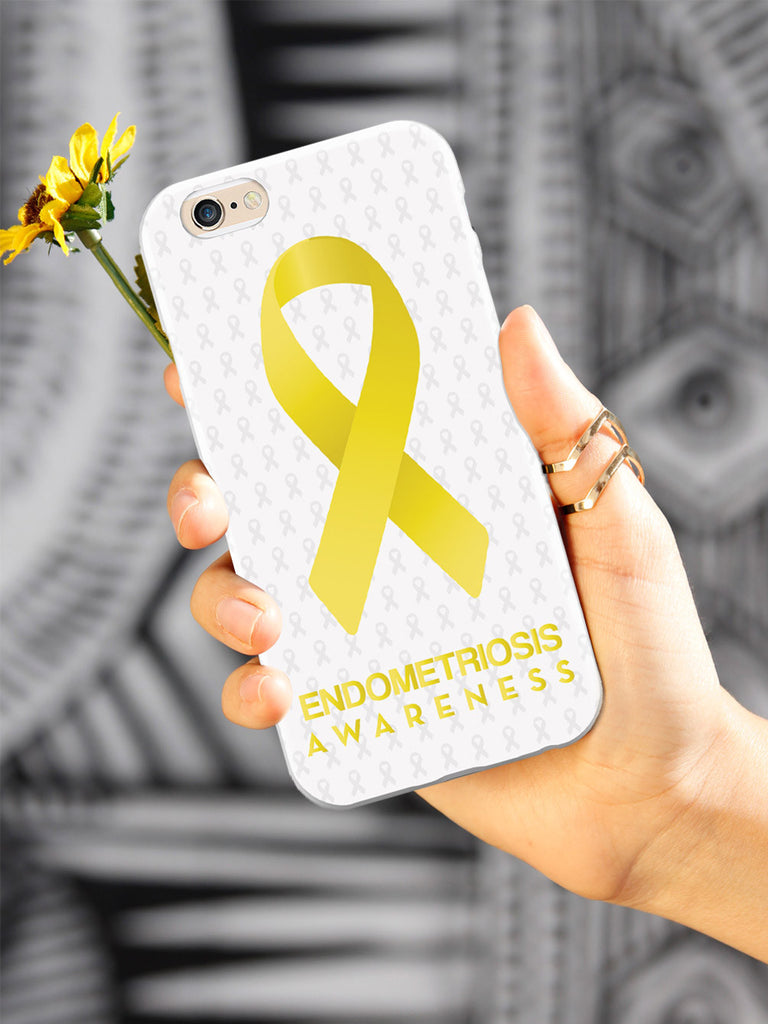 Endometriosis - Awareness Ribbon - White Case – InspiredCases