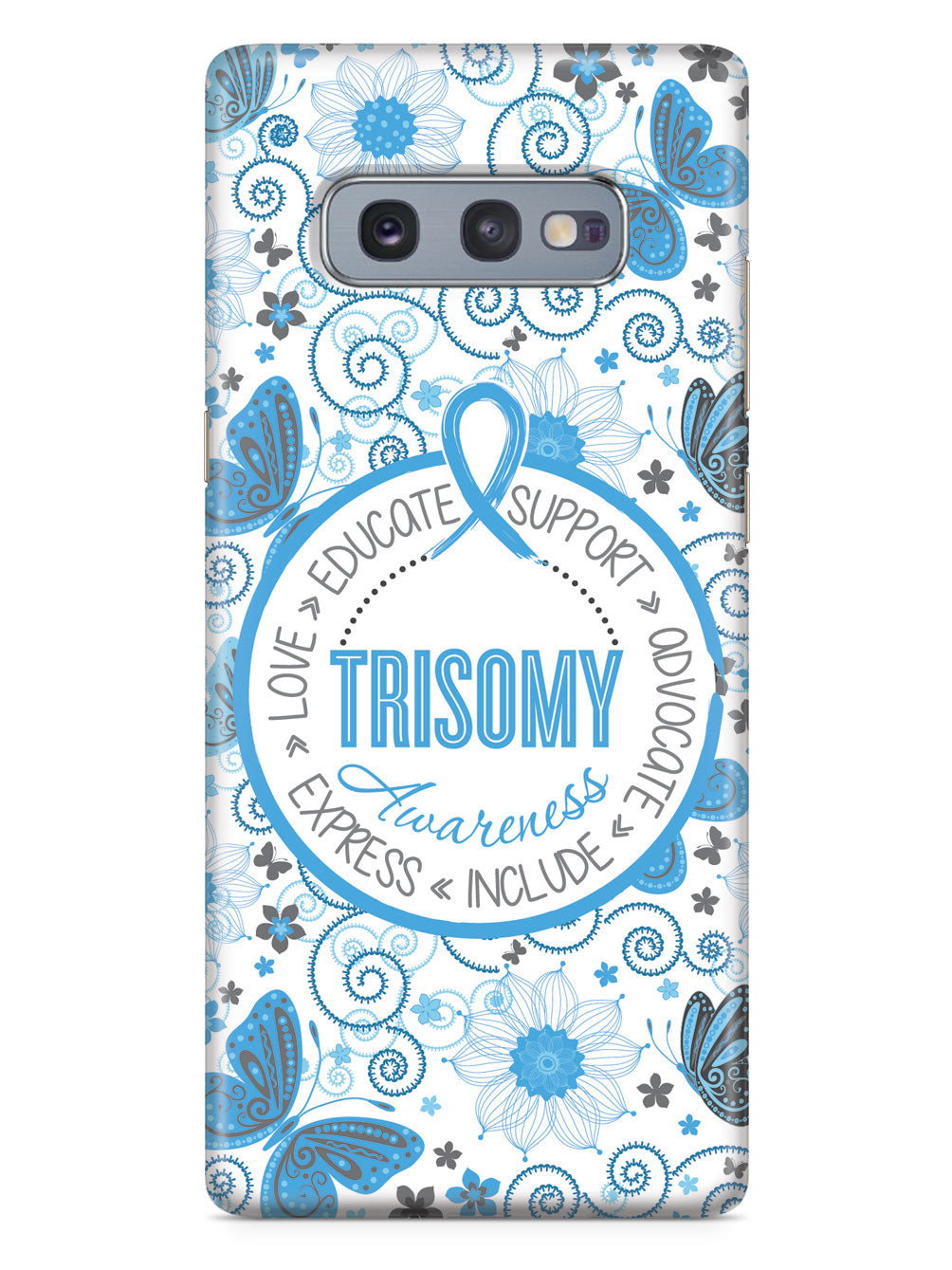 Trisomy Awareness - Butterfly Pattern Case