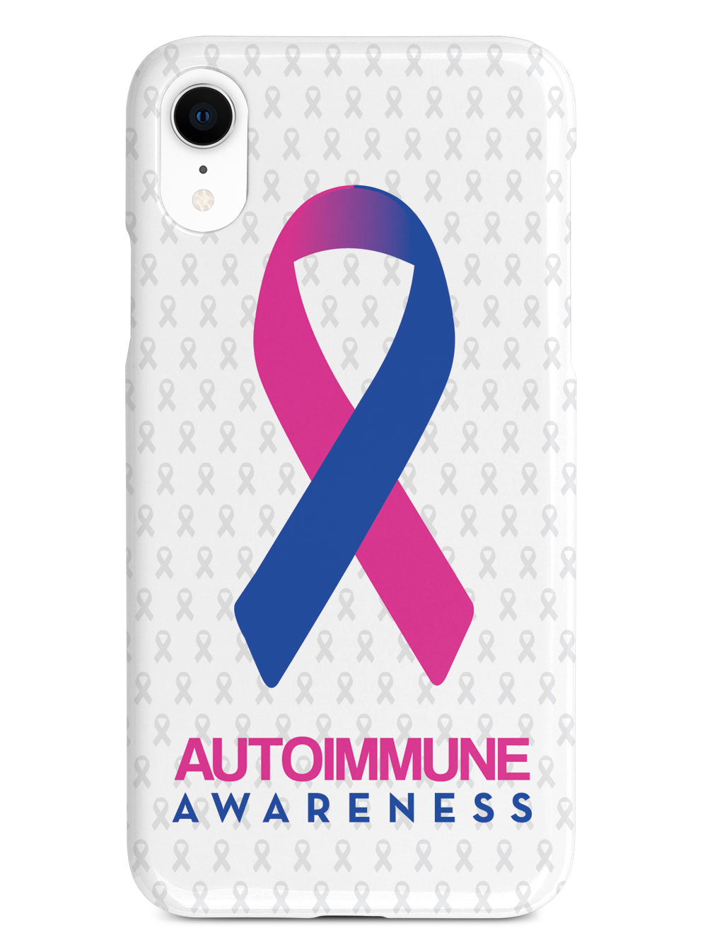 Autoimmune Disease - Awareness Ribbon - White Case