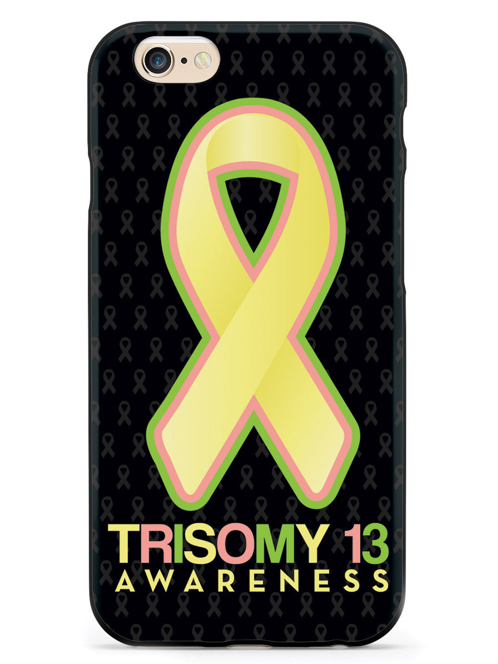 Trisomy 13 - Awareness Ribbon - Black Case