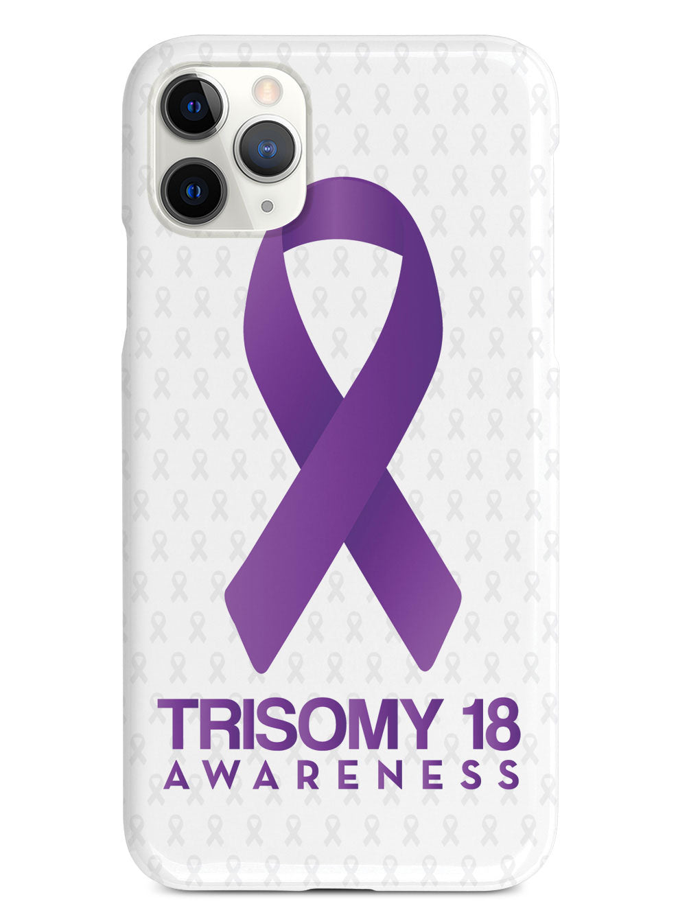 Trisomy 18 - Awareness Ribbon - White Case – InspiredCases