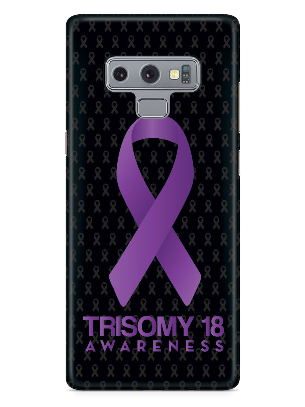 Trisomy 18 - Awareness Ribbon - Black Case