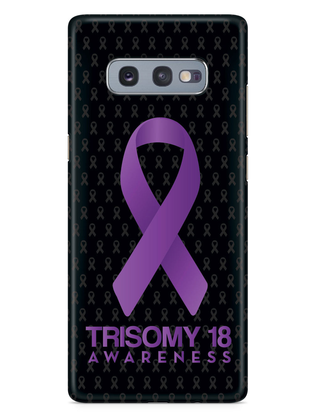 Trisomy 18 - Awareness Ribbon - Black Case