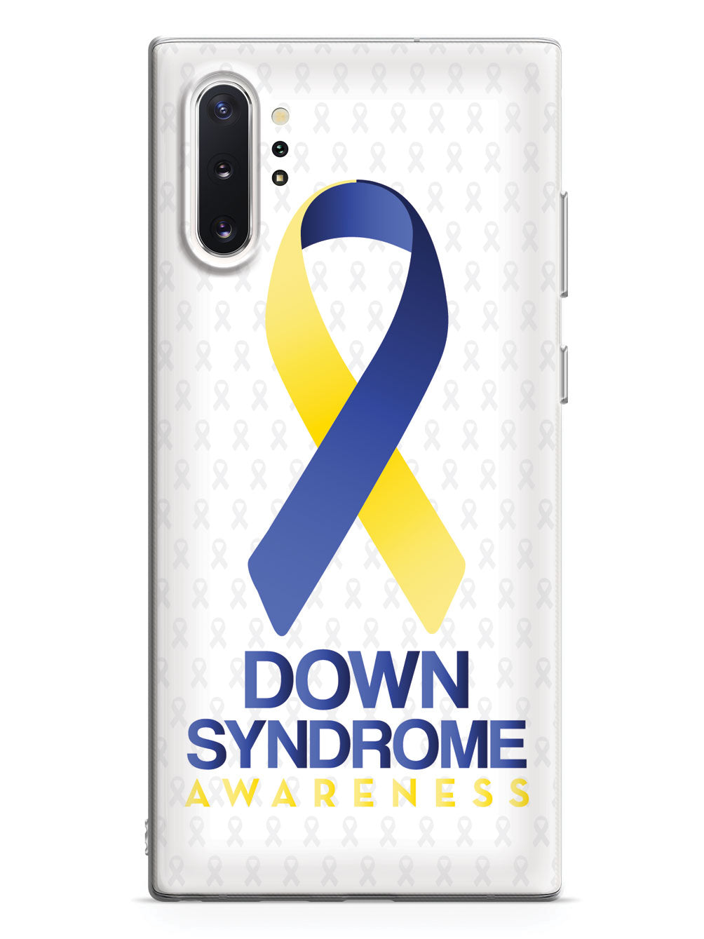 Down Sydrome - Awareness Ribbon - White Case