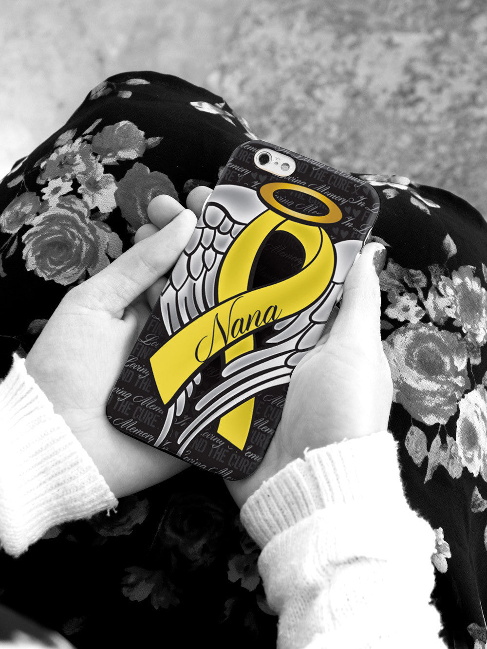 In Loving Memory of My Nana - Yellow Ribbon Case
