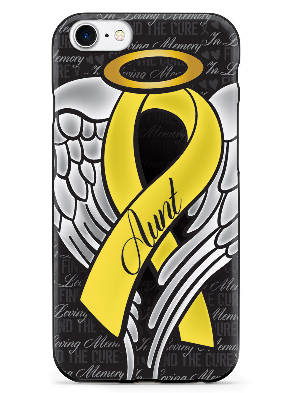 In Loving Memory of My Aunt - Yellow Ribbon Case