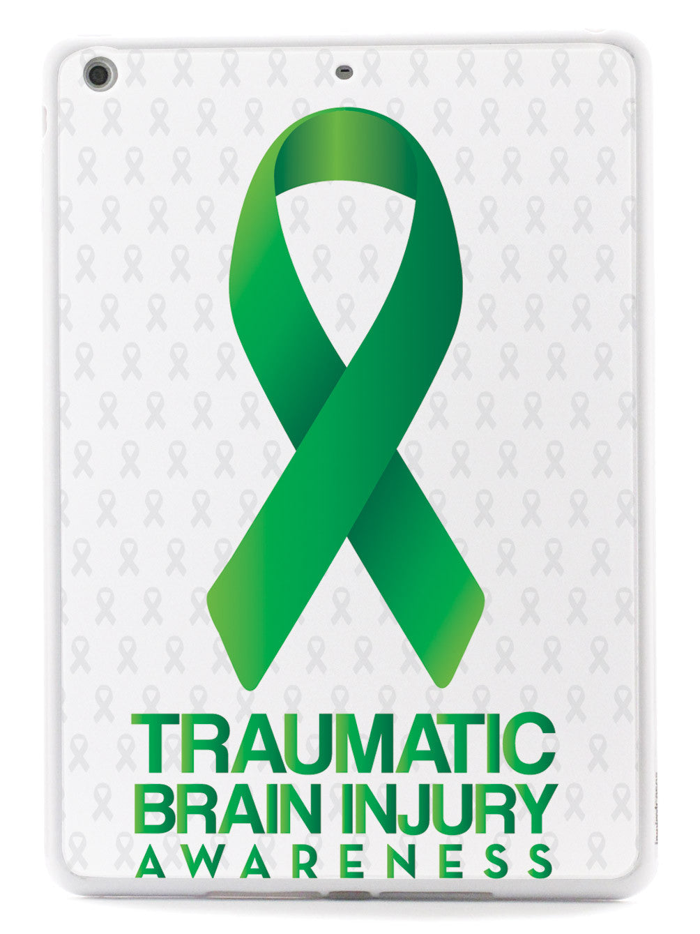 Traumatic Brain Injury - Awareness Ribbon - White Case – InspiredCases