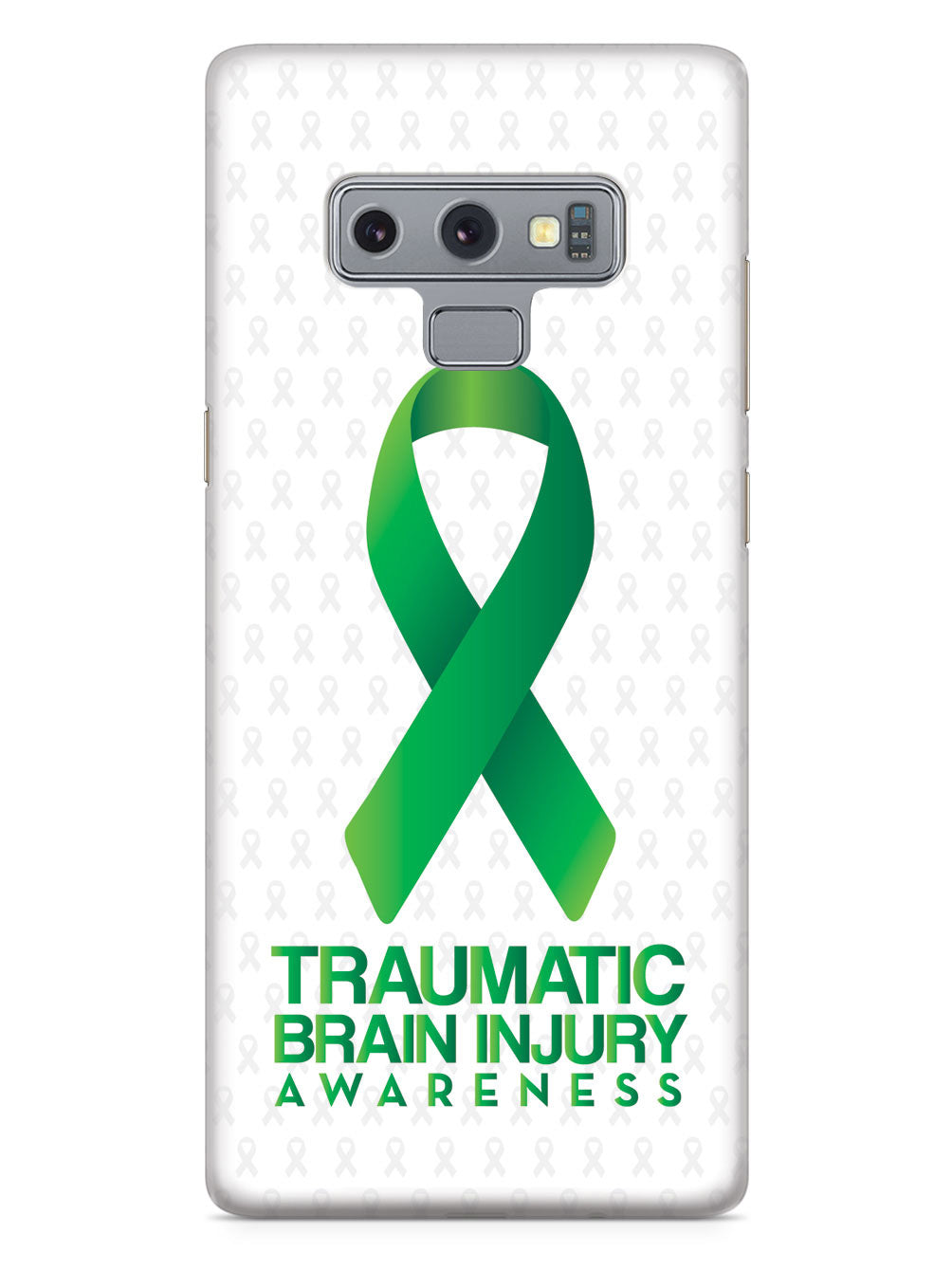 Traumatic Brain Injury - Awareness Ribbon - White Case – InspiredCases
