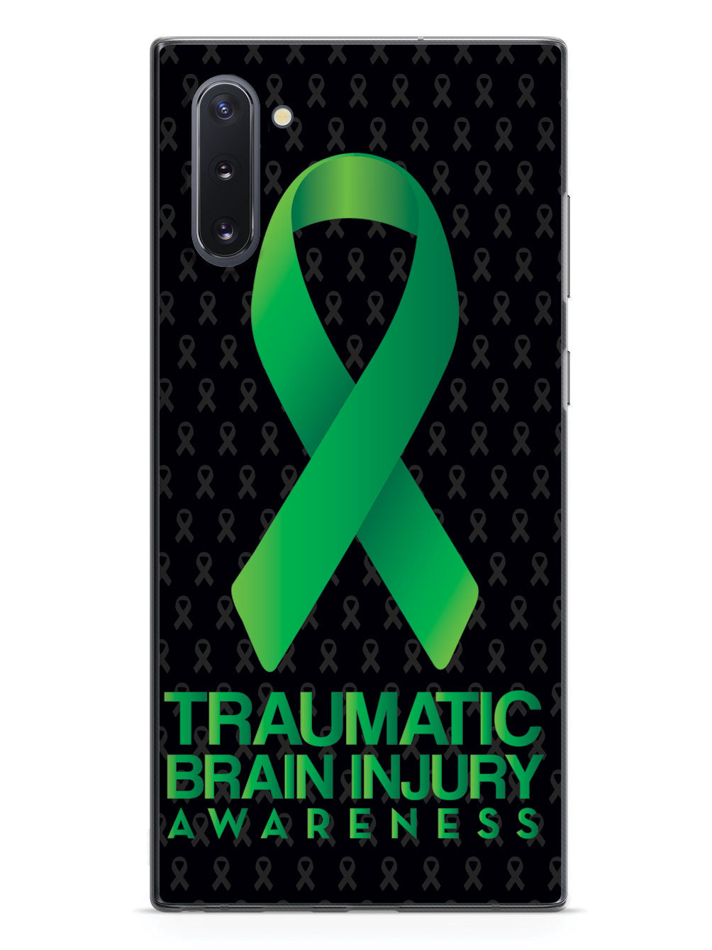 Traumatic Brain Injury - Awareness Ribbon - Black Case – InspiredCases