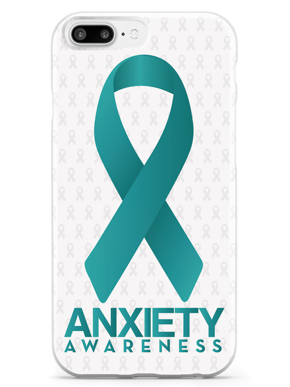 Anxiety - Awareness Ribbon - White Case